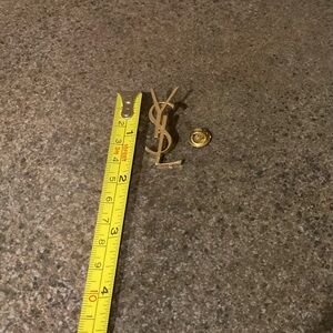 YSL Gold Pin
